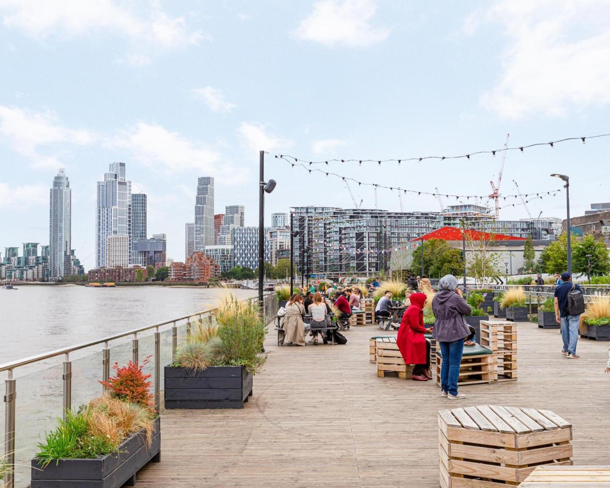 Battersea Power Station Flat With River Views Apartment London Exterior photo