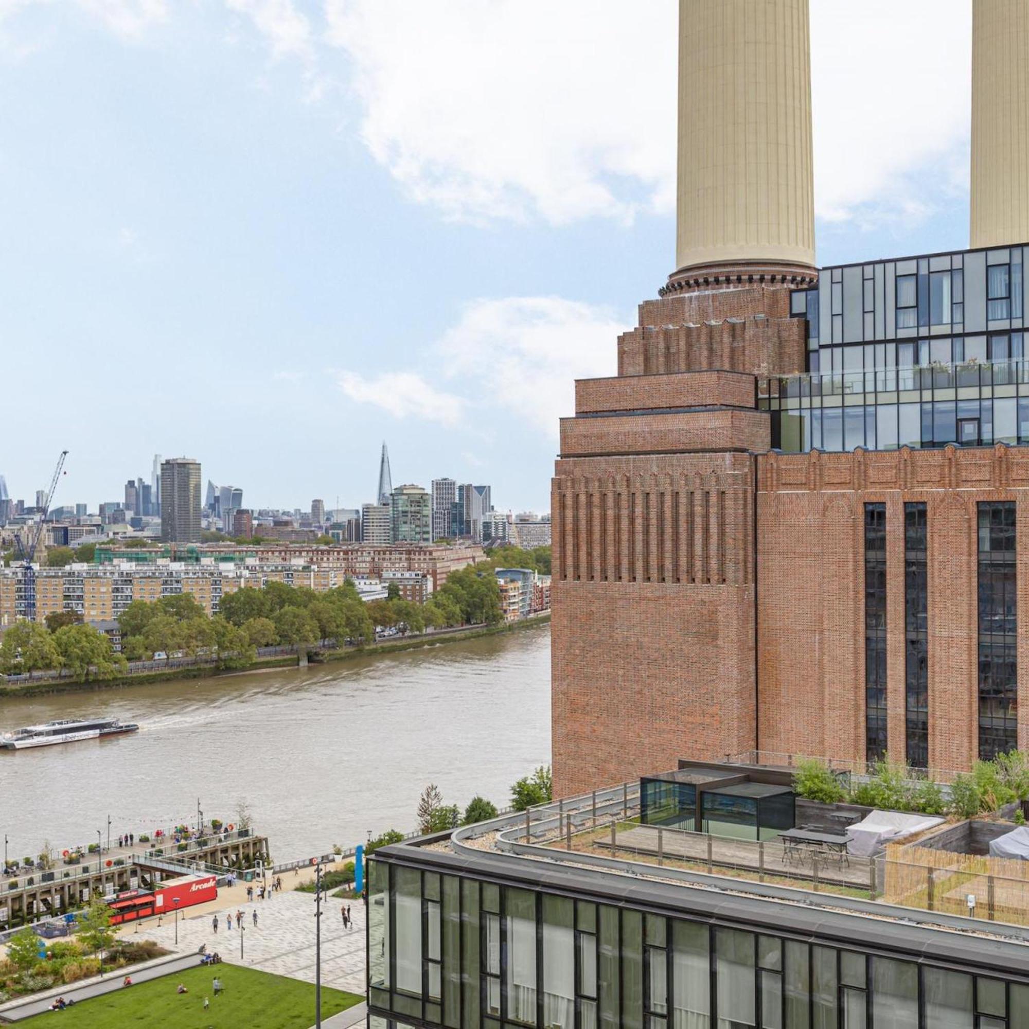 Battersea Power Station Flat With River Views Apartment London Exterior photo