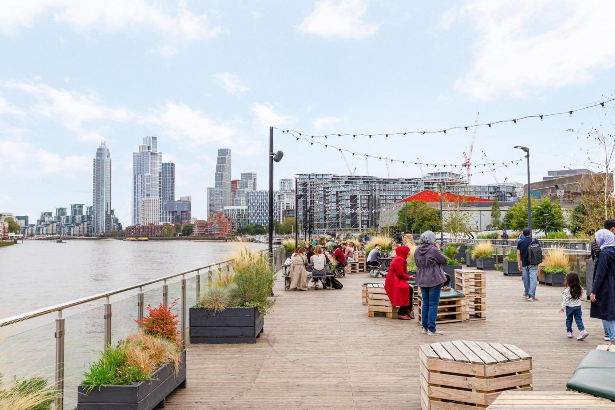 Battersea Power Station Flat With River Views Apartment London Exterior photo